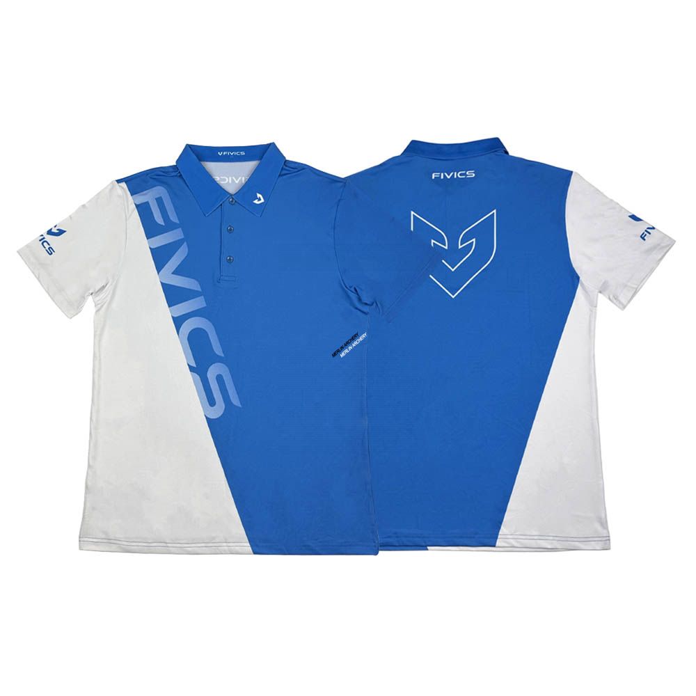 Fivics Shooter Shirt Blue/White