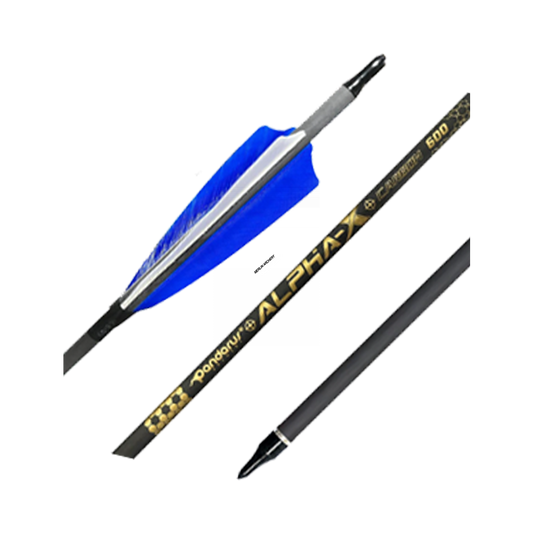 Pandarus Alpha X 6.2 Arrows - With Feathers