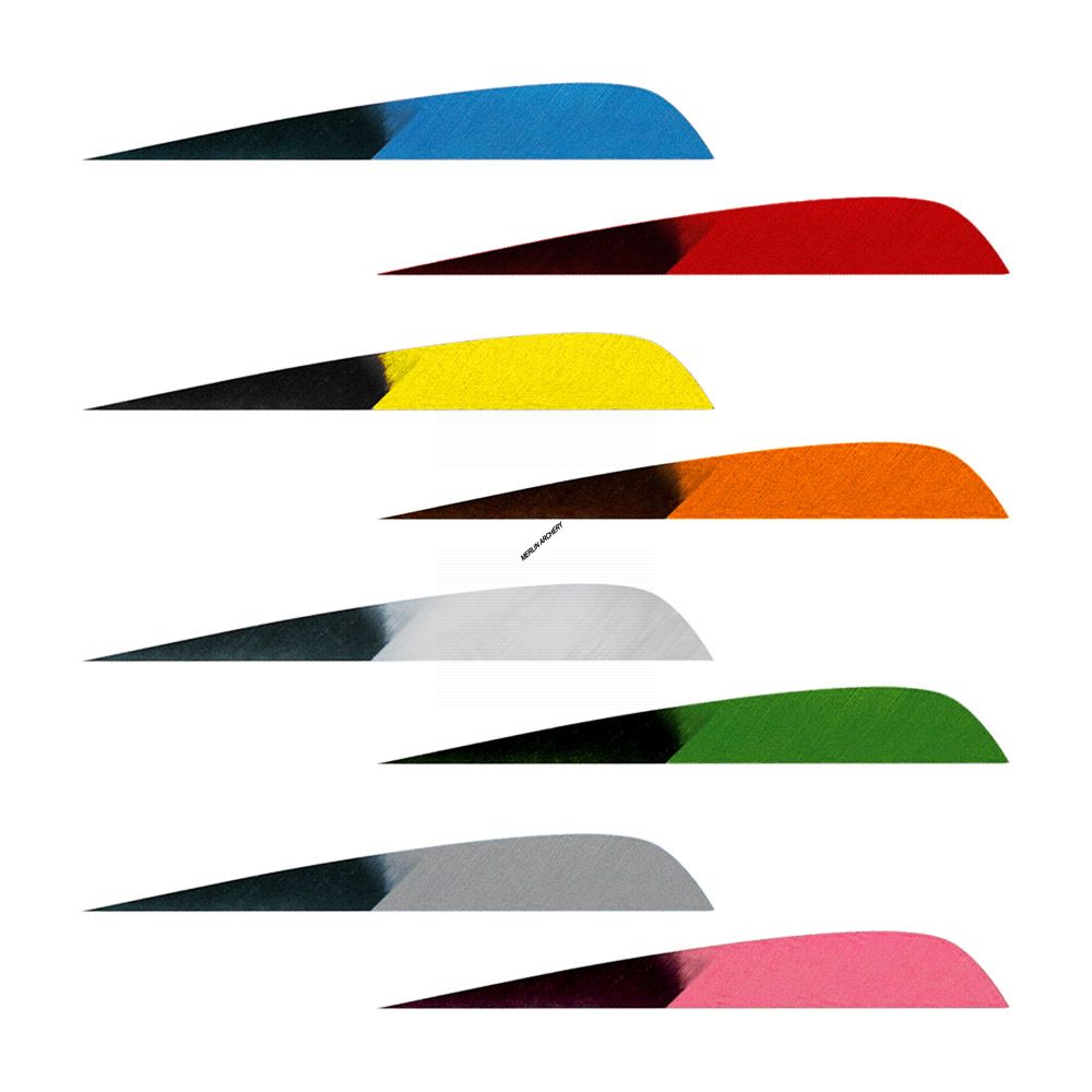 Gateway Feathers - Right Wing - 4'' Parabolic - HB Kuro
