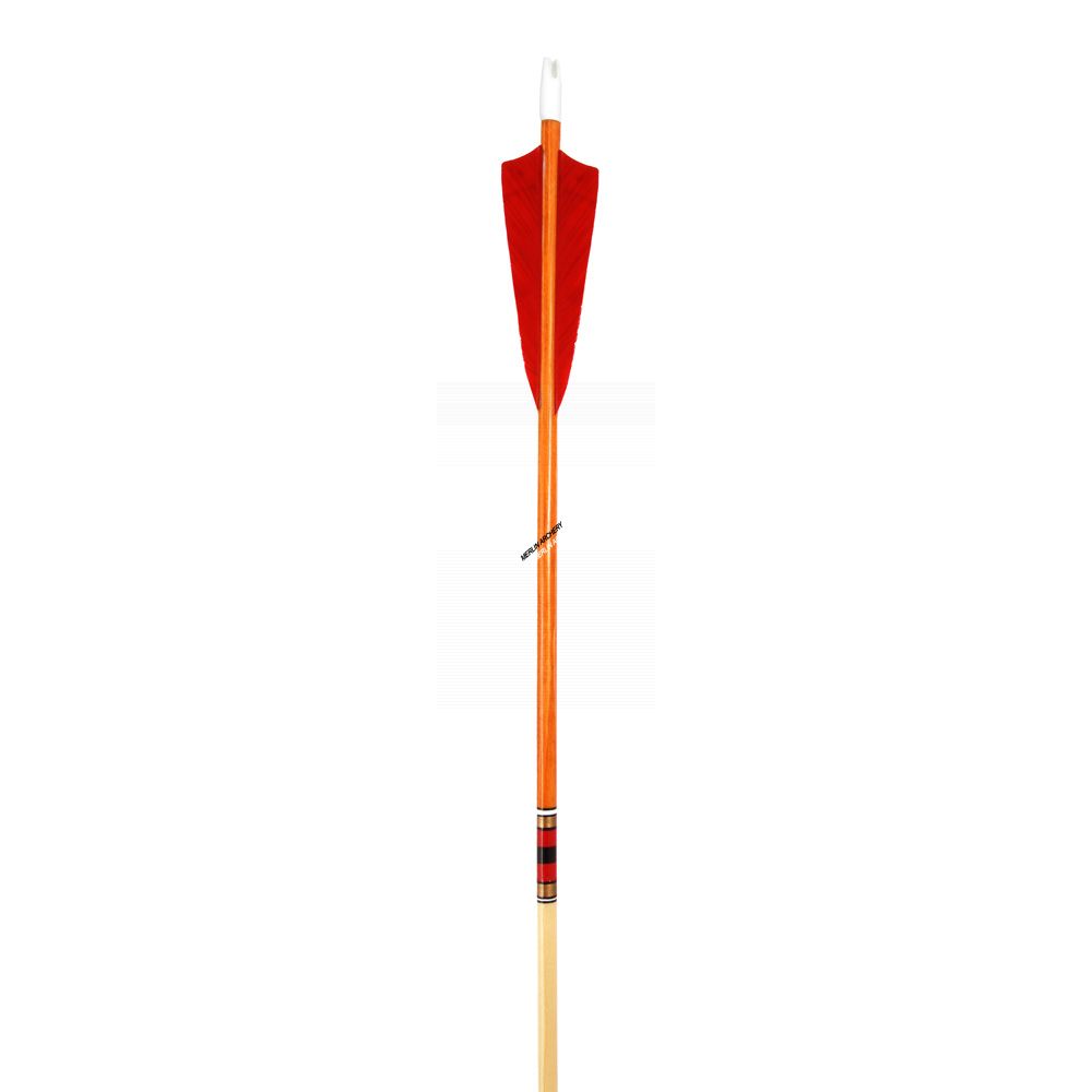 Bearpaw Premium Spruce Wooden Arrows - 11/32" - Cherry