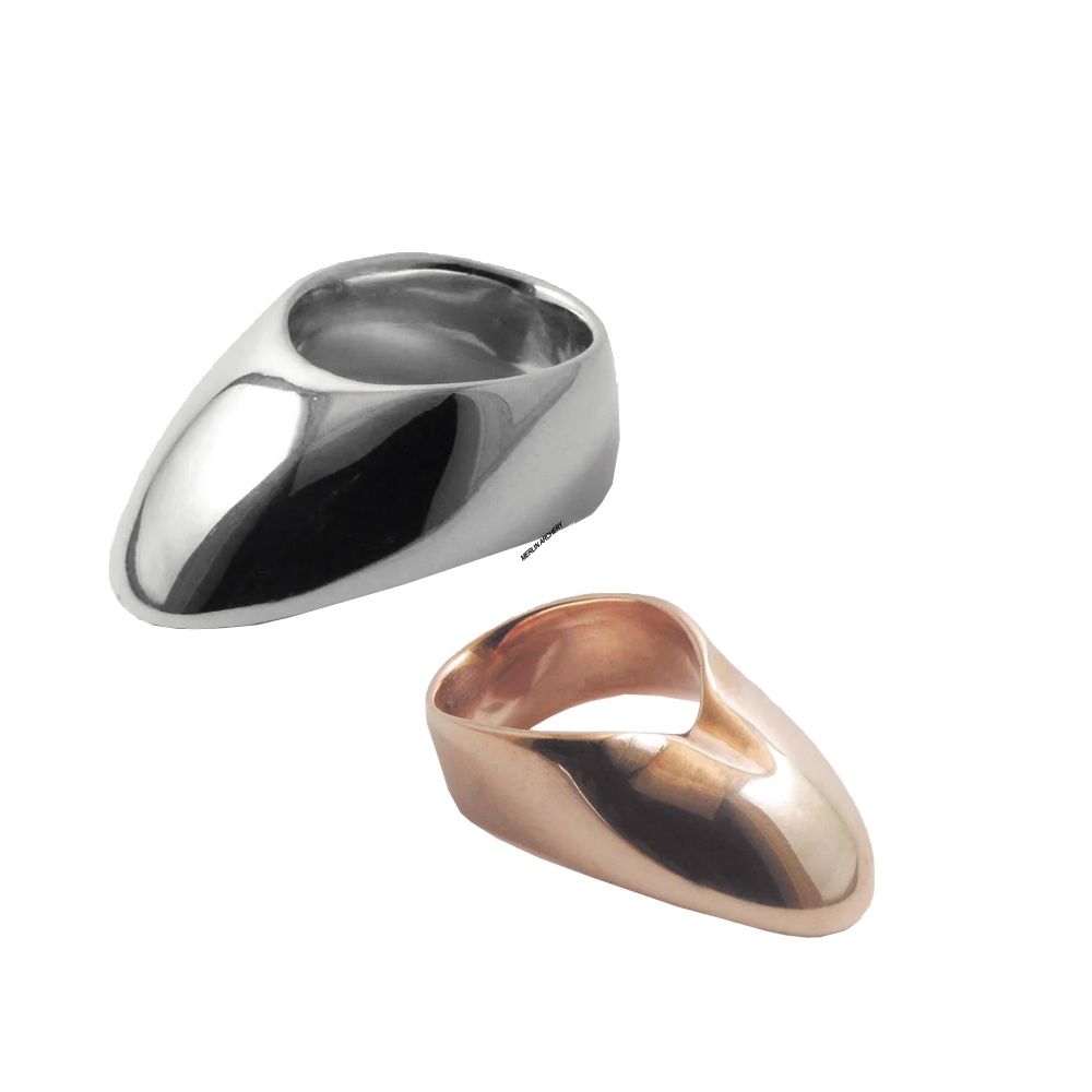 Vermil Lotus Thumb Ring